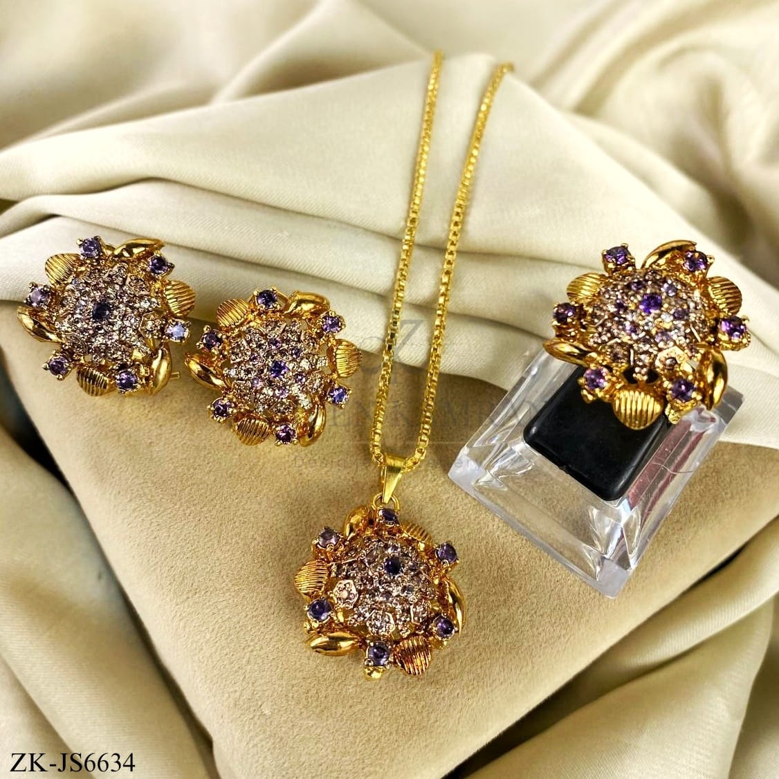 FLORA AMETHYST SET