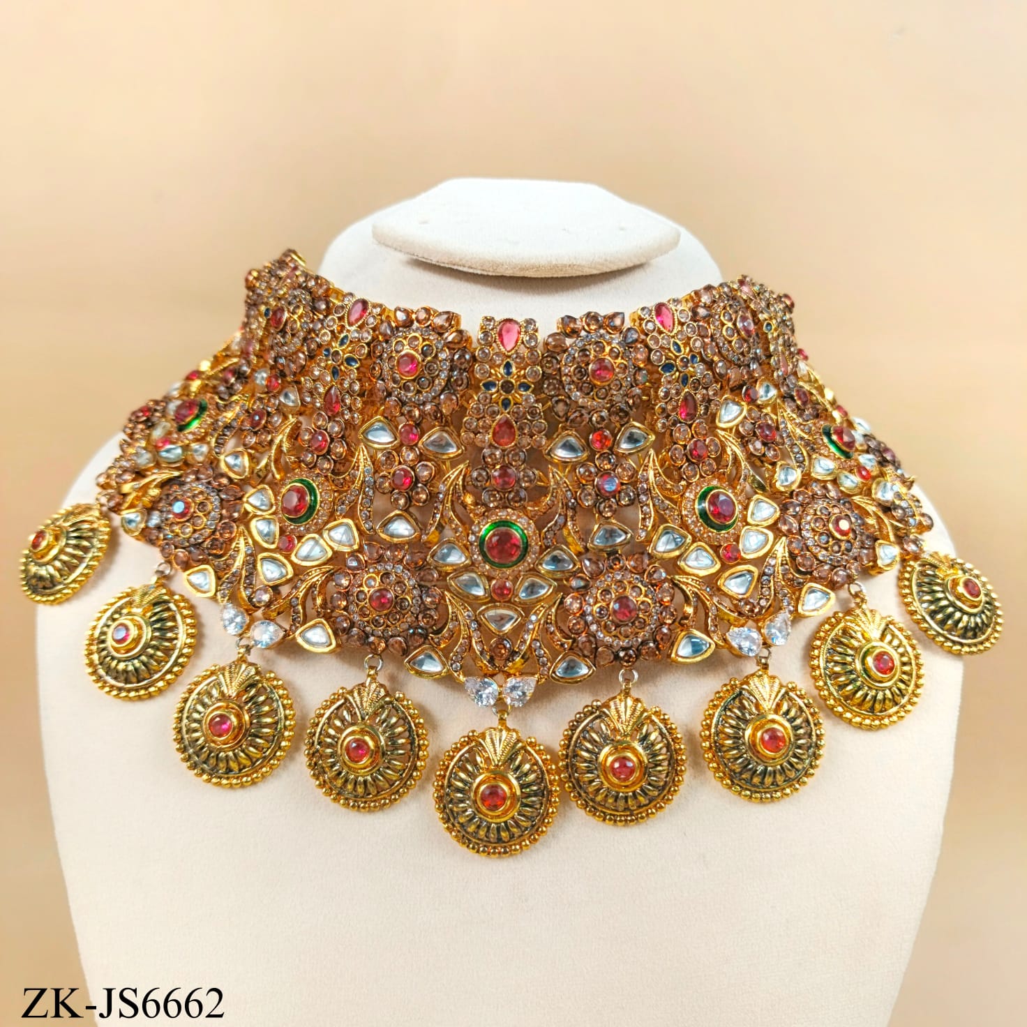RUBY KUNDAN SET