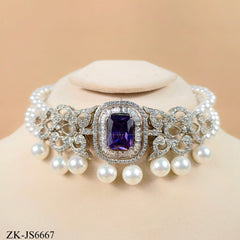 AMETHYST CHOKER SET