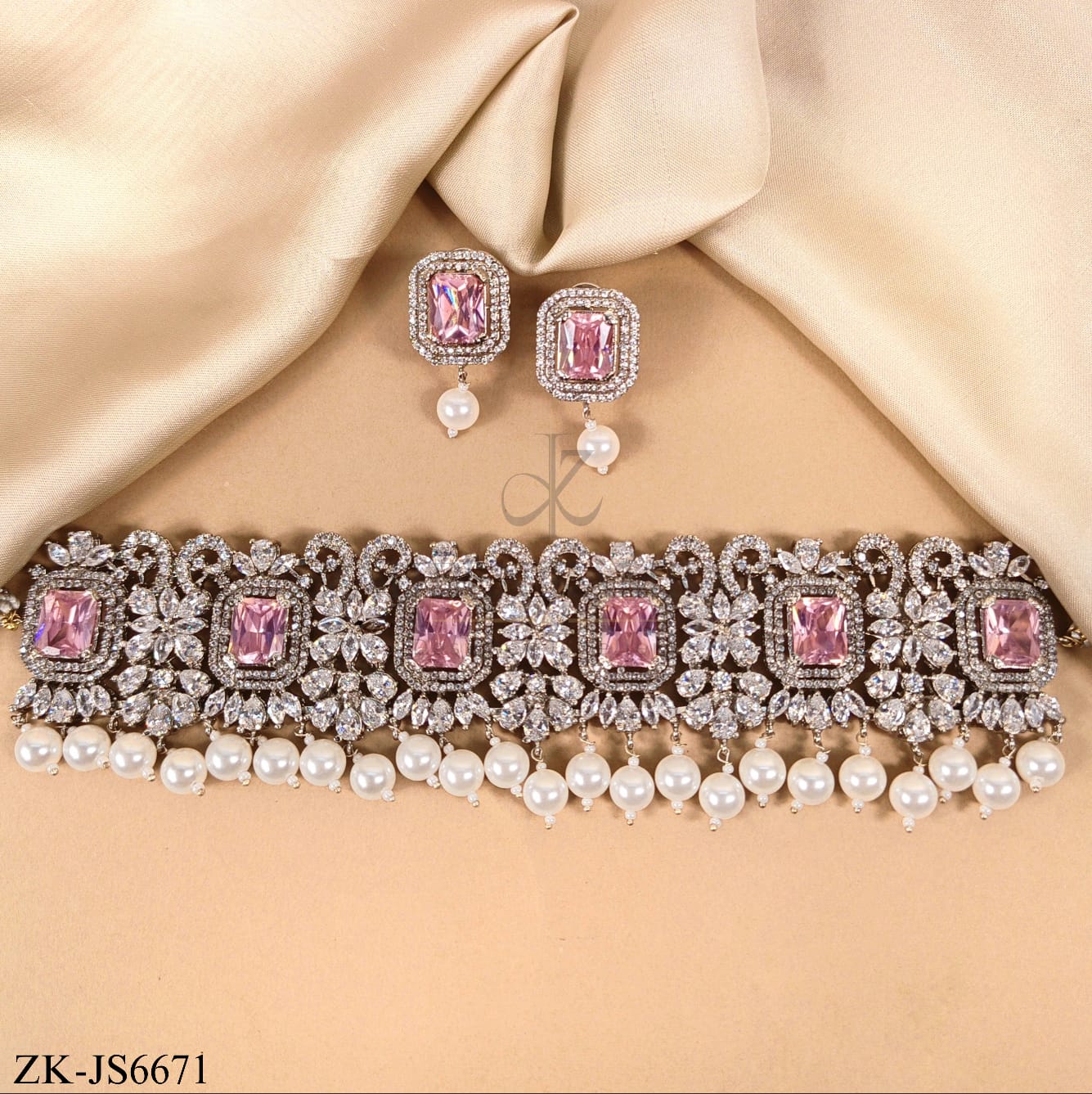 PINK ZIRCONIA SET