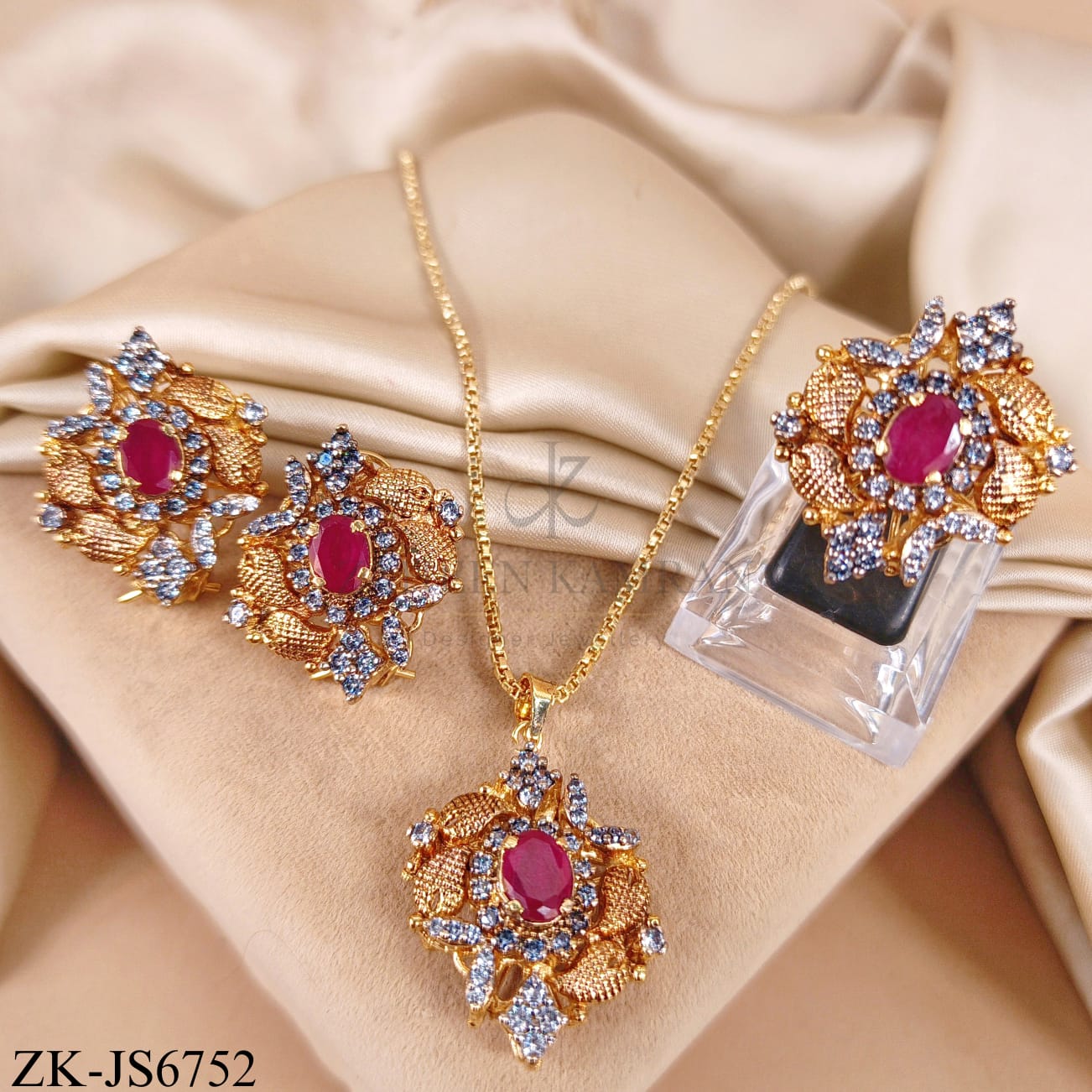 PINK ZIRCONIA SET