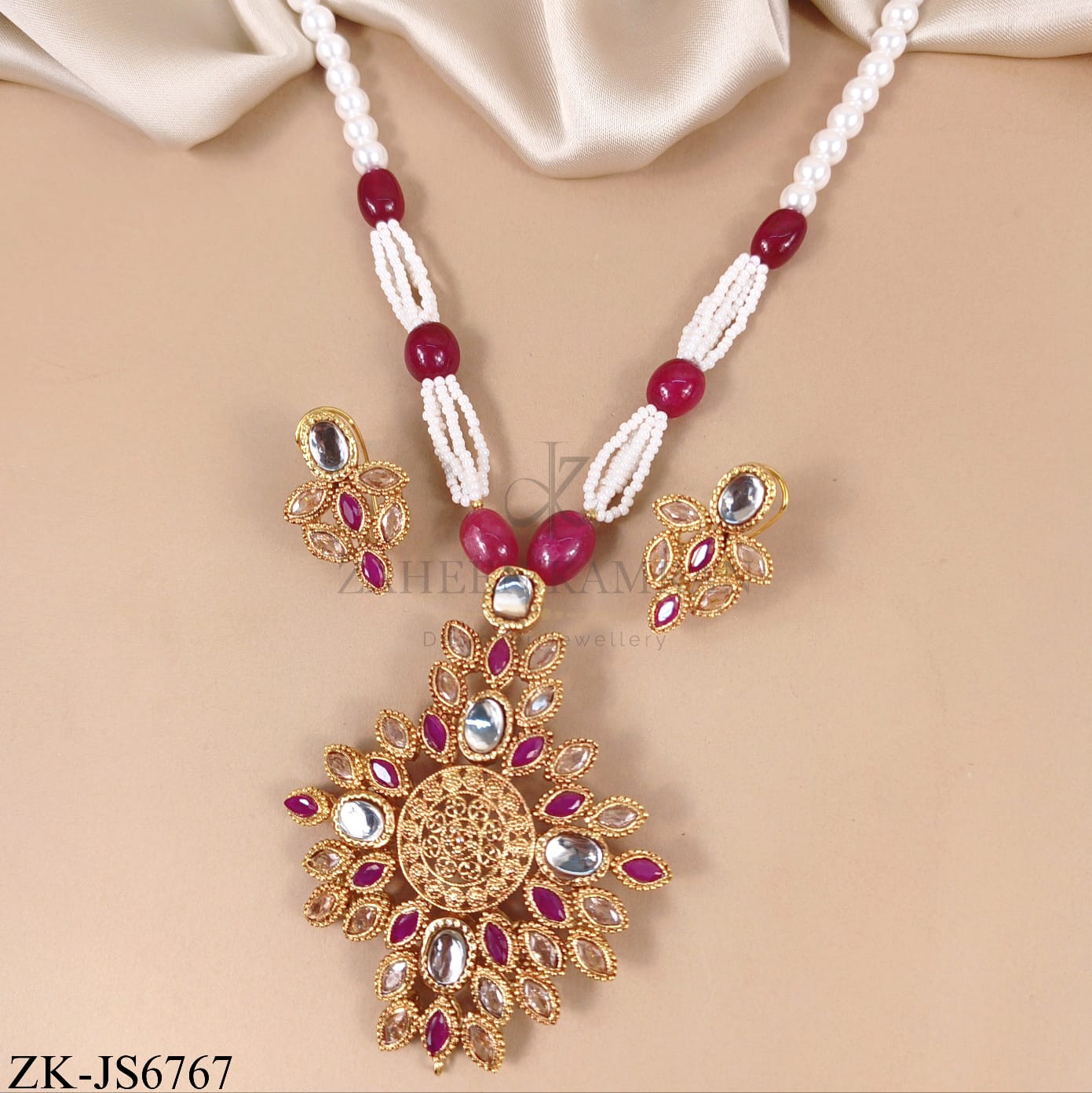 PINK ZIRCONIA SET