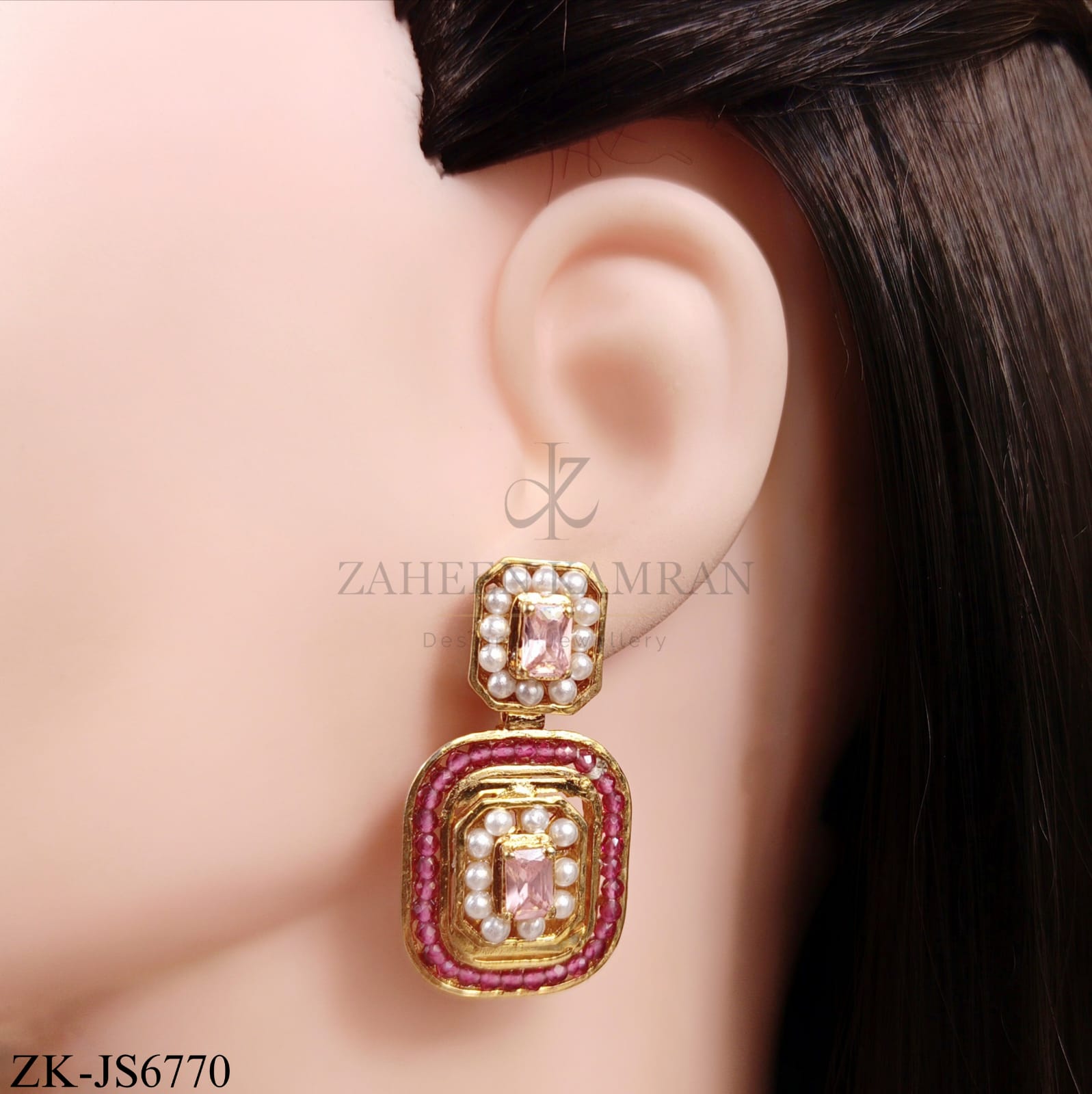 PINK ZIRCONIA SET