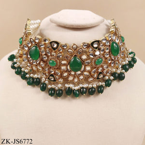 MEENAKARI EMERALD SET