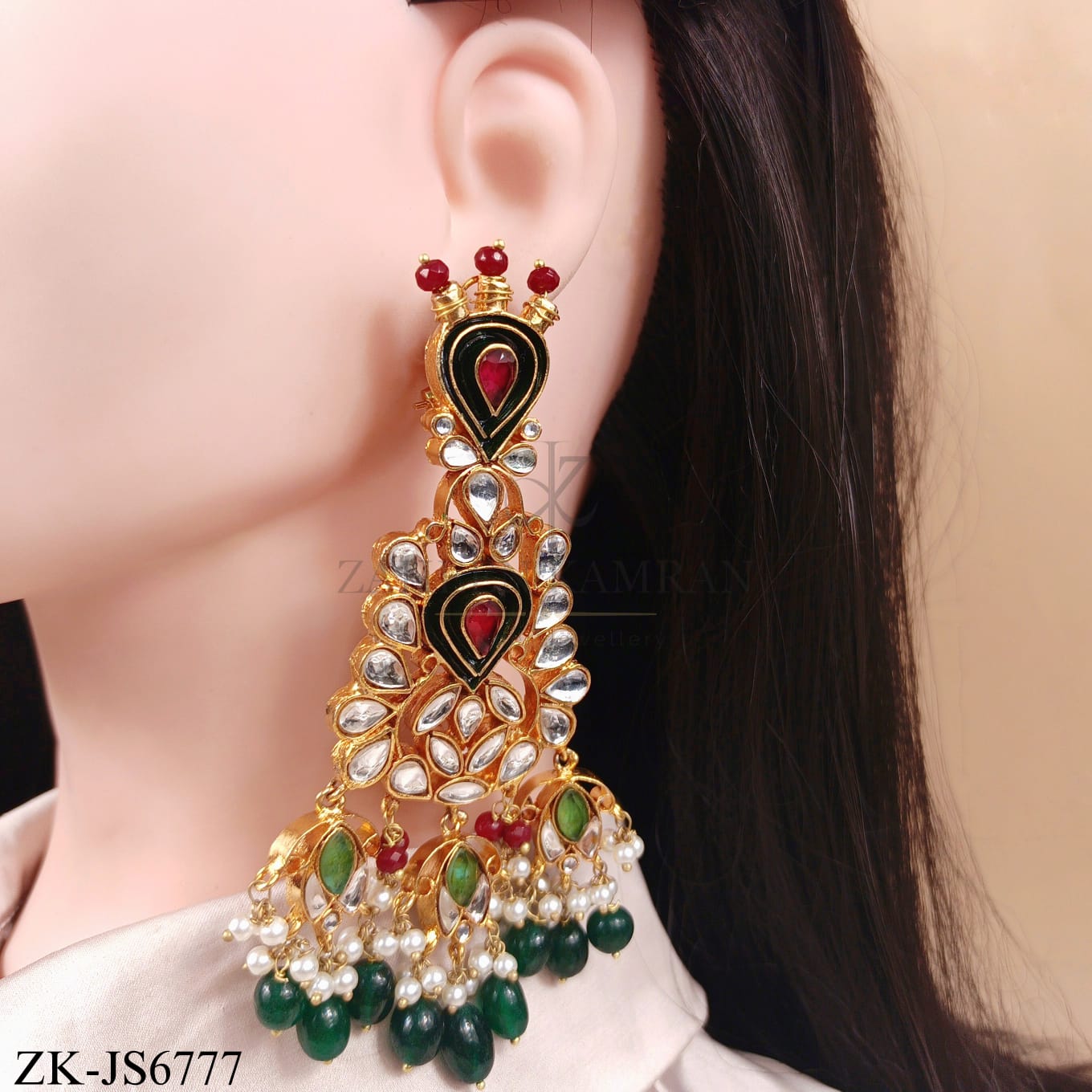 MEENAKARI EMERALD SET