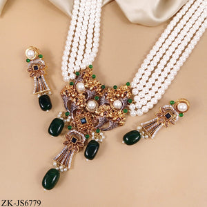 ANTIQUE EMERALD SET