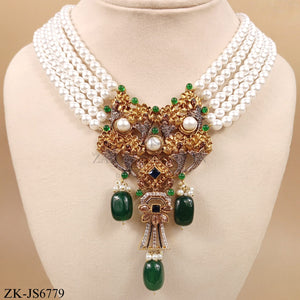 ANTIQUE EMERALD SET