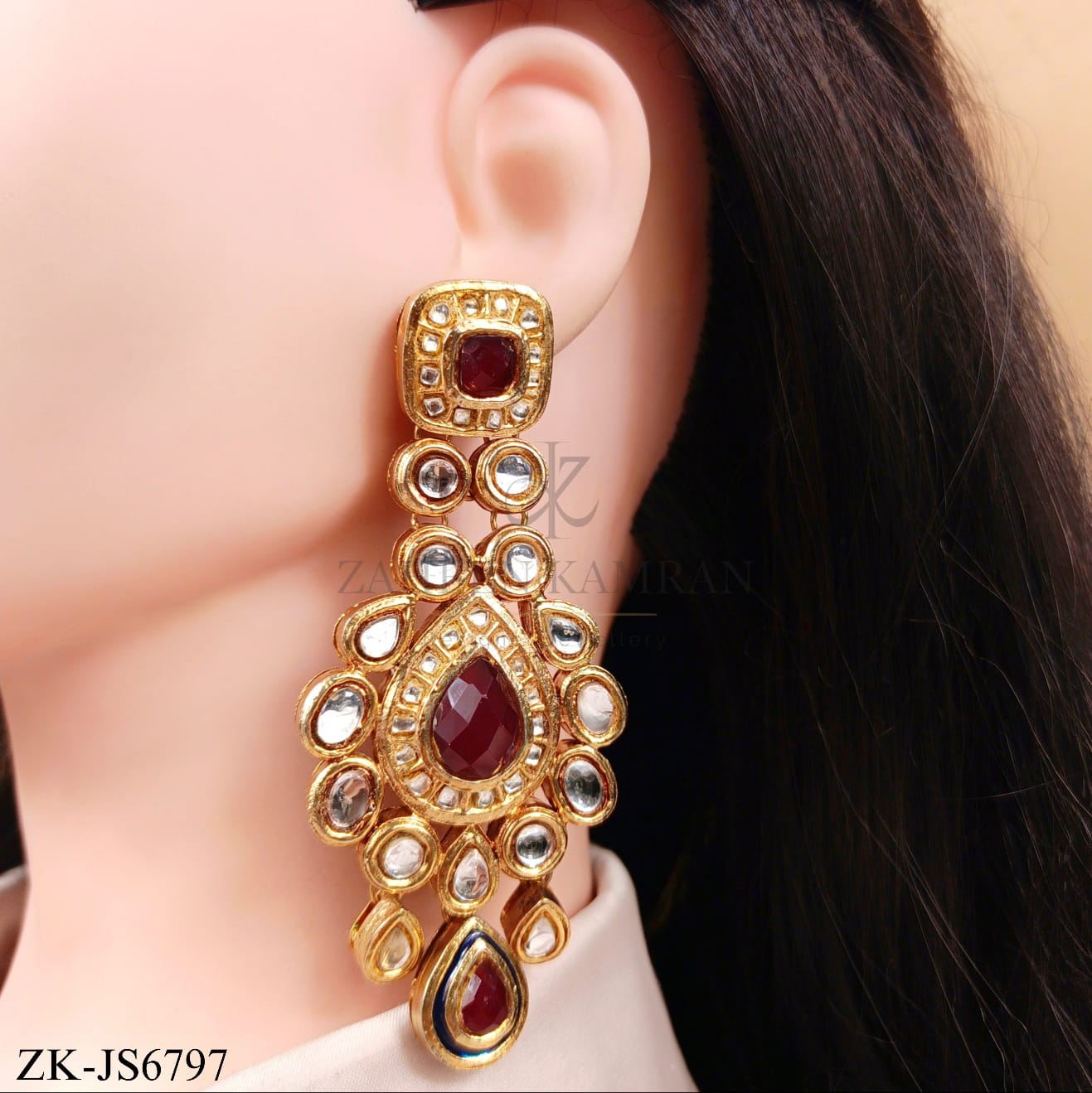 RUBY KUNDAN SET