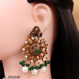 GOLDEN EMERALD MIRAGE BRIDAL SET