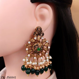GOLDEN EMERALD DEW BRIDAL SET
