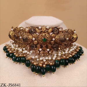 GOLDEN EMERALD DEW BRIDAL SET