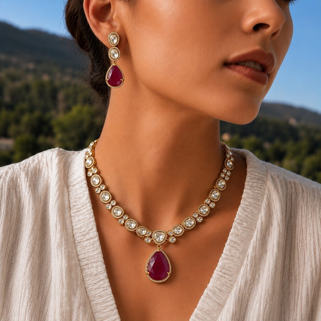 Splendid Ruby Set