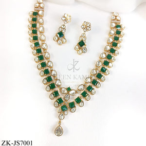 Gilded Emerald Pendant
