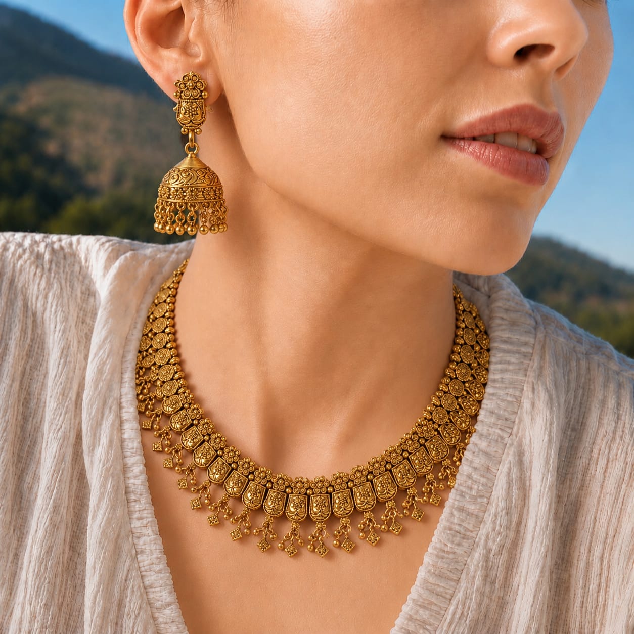 Temple Gold Necklace