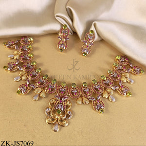 RUBY PERIDOT STONES SET