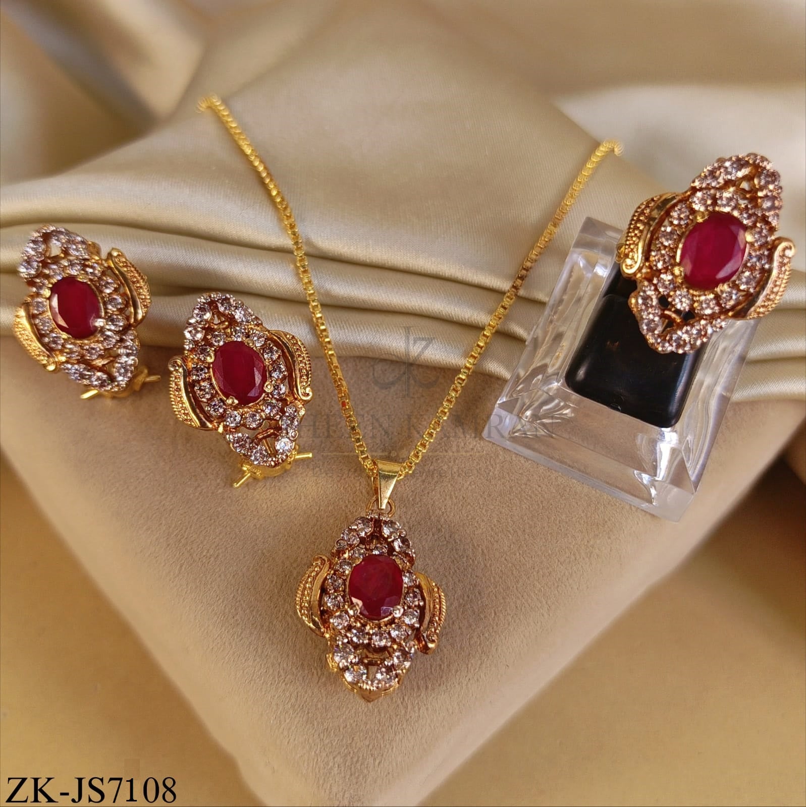 RUBY ZIRCONIAN SET