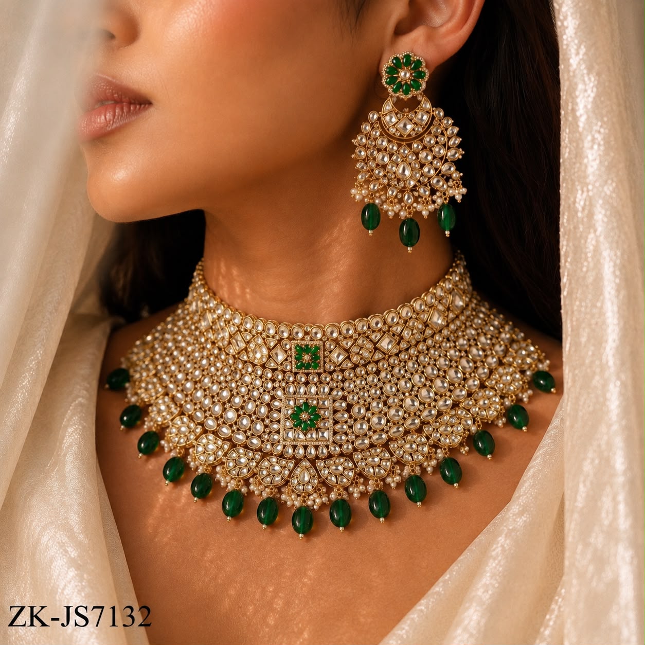 EMERALD FLORAL SET