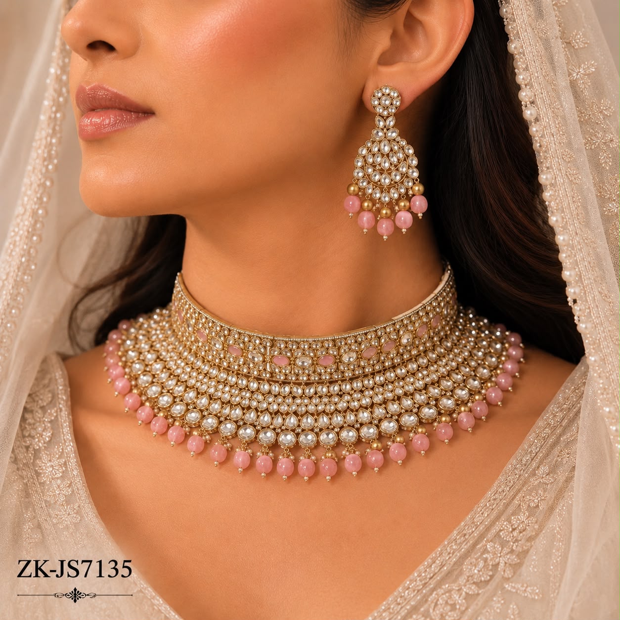 SOFT PINK BRIDAL SET