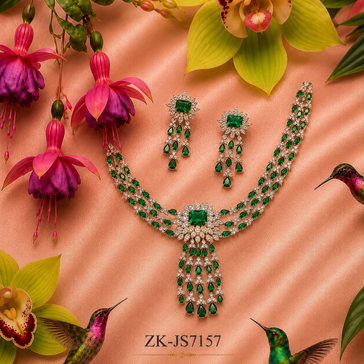 EMERALD ZIRCONIAN SET