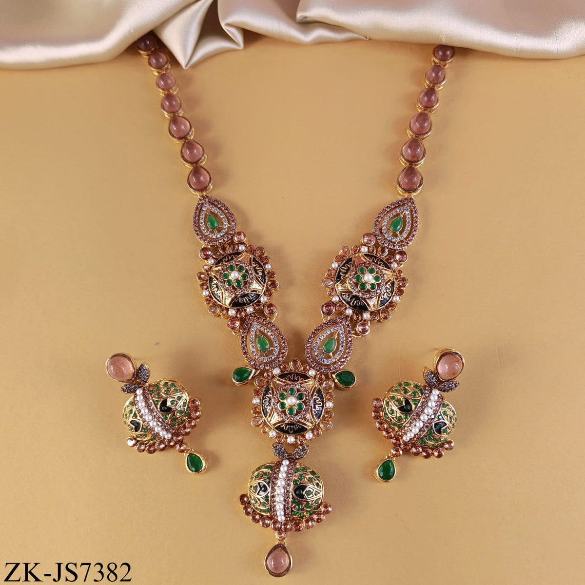 EMERALD FLORAL SET