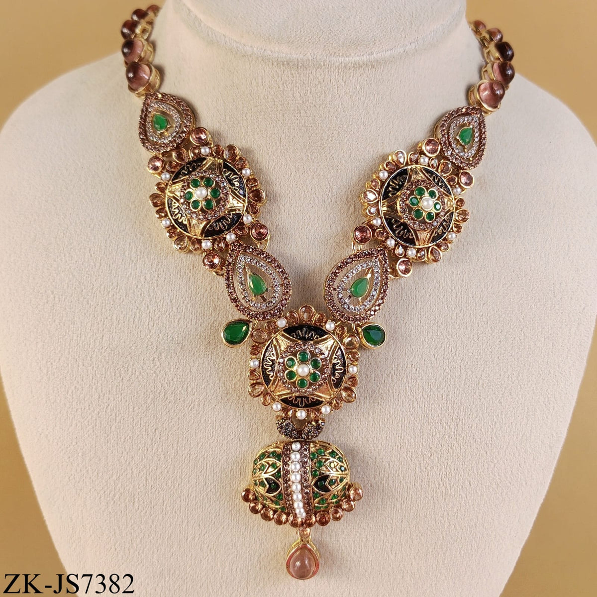 EMERALD FLORAL SET