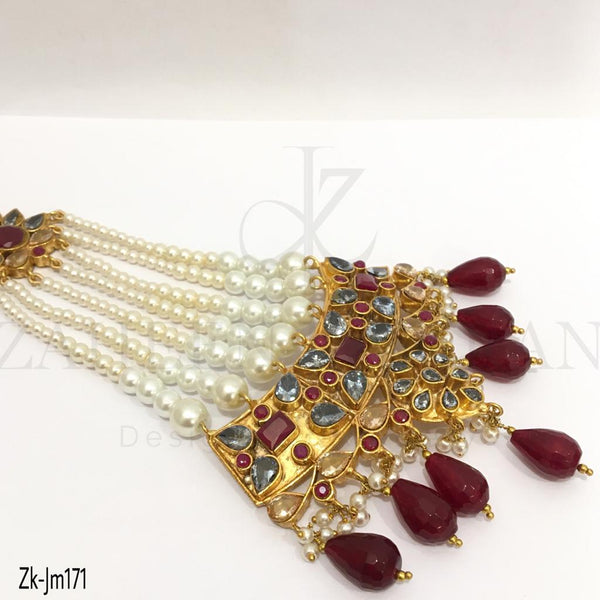 Antique Ruby Jhoomer