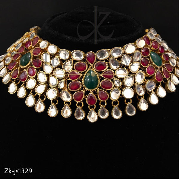 Decently Multi Kundan Necklace