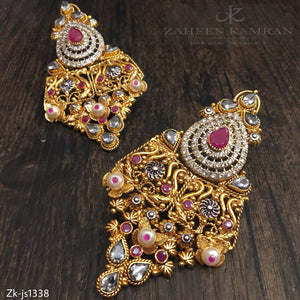 Filigree Necklace Ruby kit Set