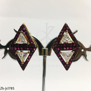 Ruby zircon choker set