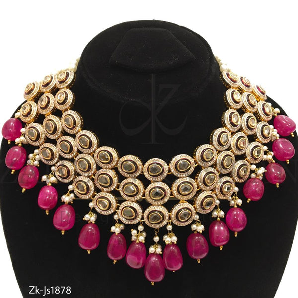 Pink ruby Necklace Set