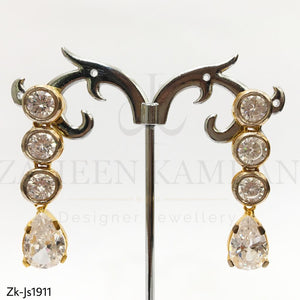 White Zircons necklace Set