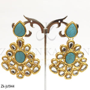 Feroza Zay Kundan necklace Set