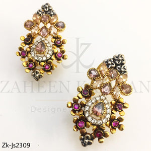 Champagne pendant mala set