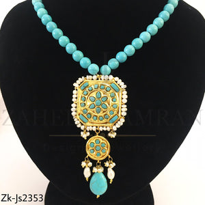 Feroza kundan mala set