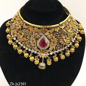 Handmade gold set