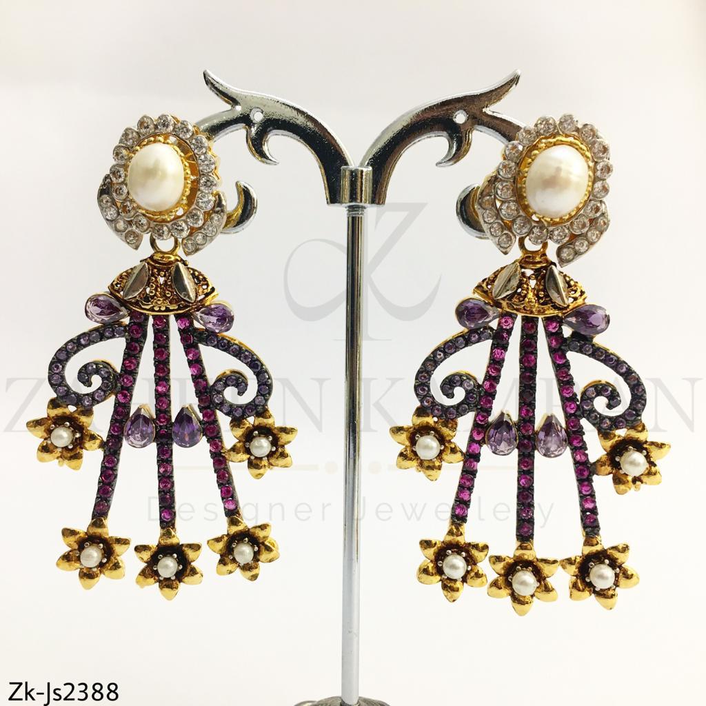 Unique amethyst gold set
