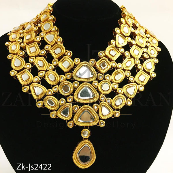 3 layered kundan set