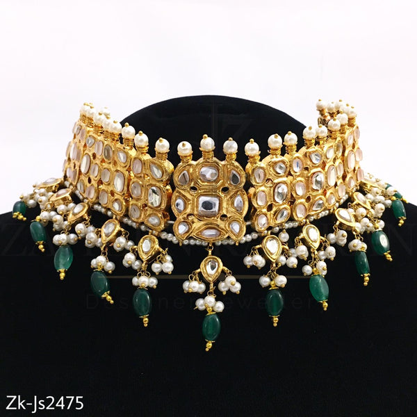 Kundan emerald set