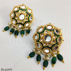 Kundan emerald set