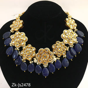 Kundan floral set
