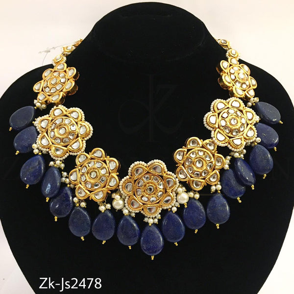 Kundan floral set