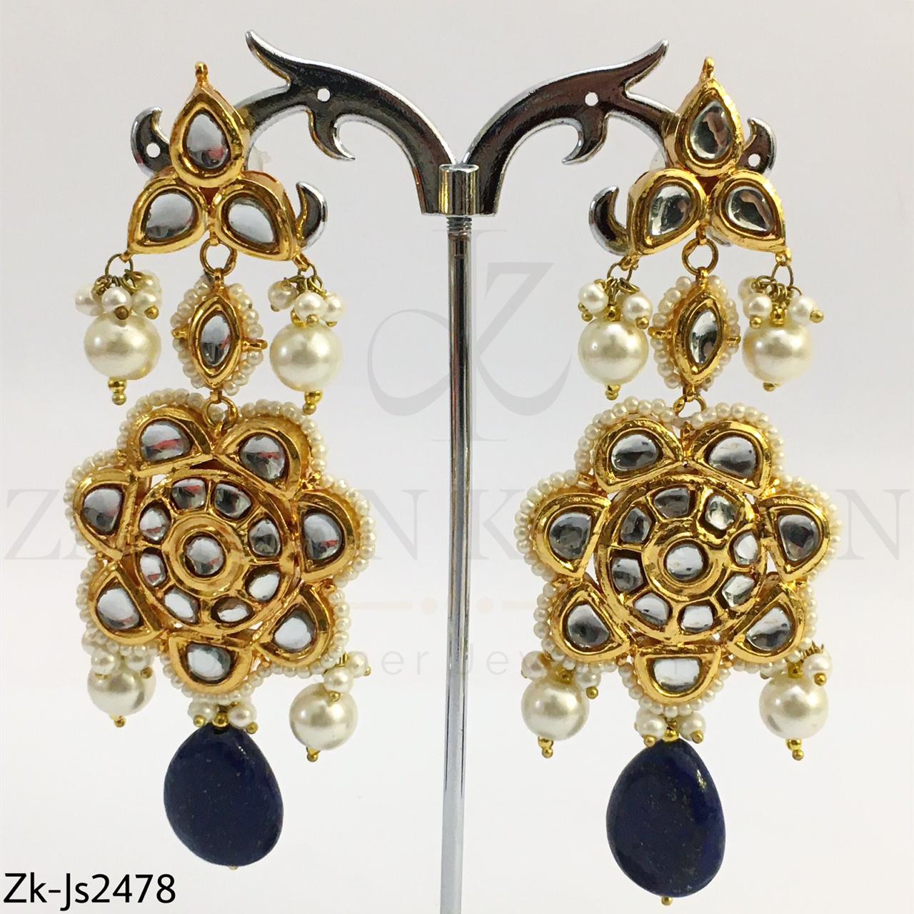 Kundan floral set