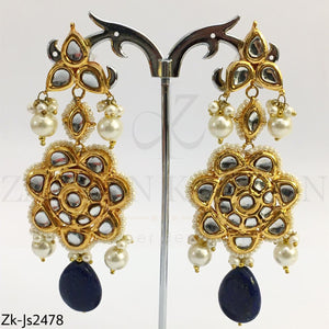 Kundan floral set