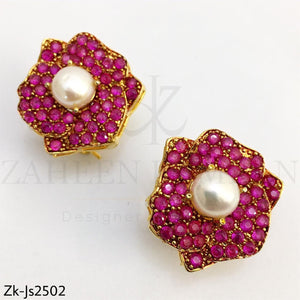 Floral broad choker set