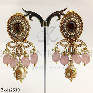 Antique gold choker set