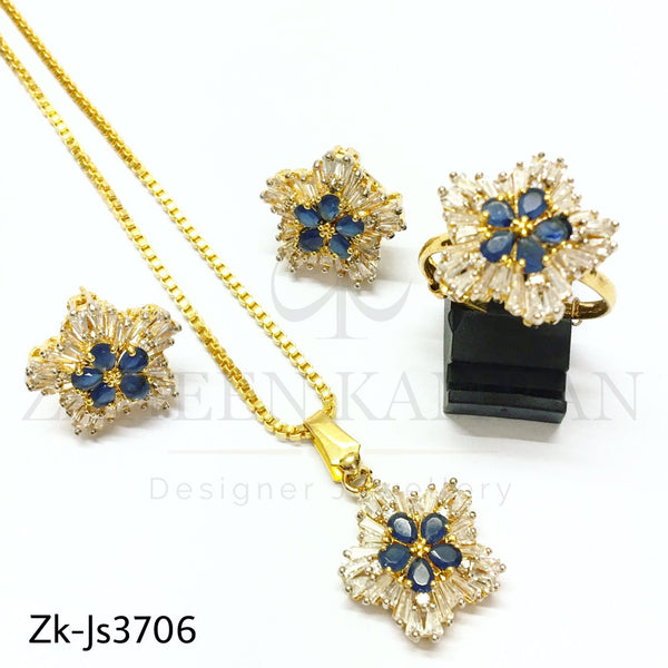 Sapphire star pendant