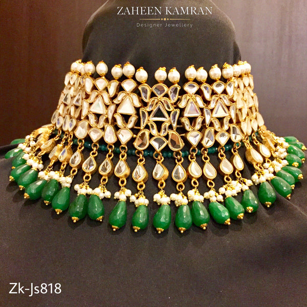 Emerald Kundan Choker!