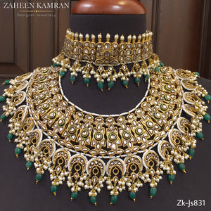 Emerald Choker-Necklace kit Set!