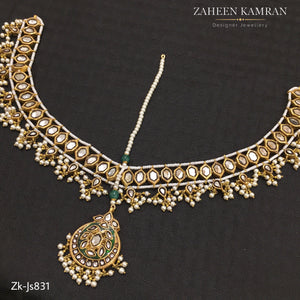 Emerald Choker-Necklace kit Set!