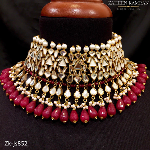 Versatile Ruby Kundan Set!